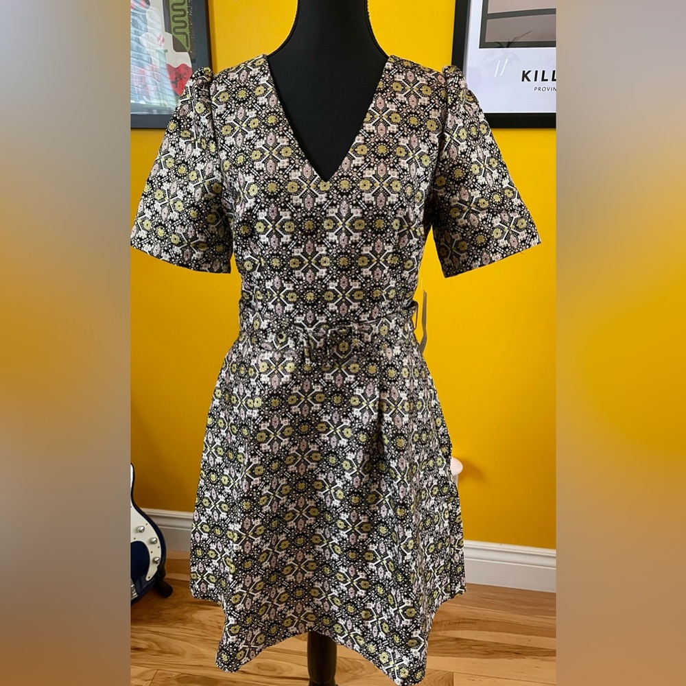 ModCloth Cocktails at Golden Hour Fit and Flair Dress.